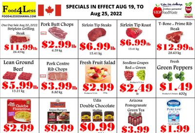 Food 4 Less (Oshawa) Flyer August 19 to 25