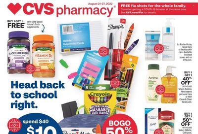 CVS Pharmacy Weekly Ad Flyer Specials August 21 to August 27, 2022