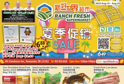 Ranch Fresh Supermarket Flyer August 19 to 25