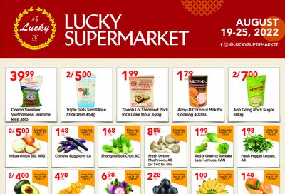 Lucky Supermarket (Calgary) Flyer August 19 to 25