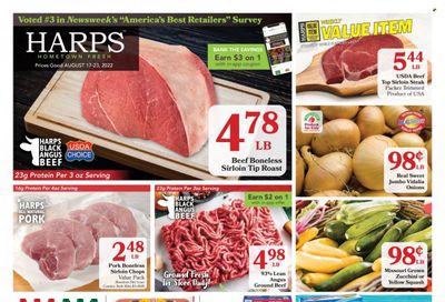 Harps Hometown Fresh (AR) Weekly Ad Flyer Specials August 17 to August 23, 2022