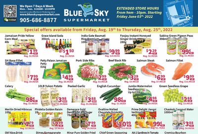 Blue Sky Supermarket (Pickering) Flyer August 19 to 25