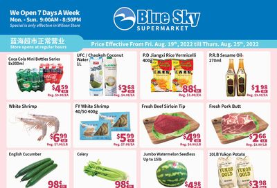 Blue Sky Supermarket (North York) Flyer August 19 to 25