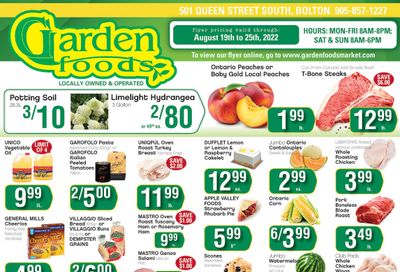 Garden Foods Flyer August 19 to 25