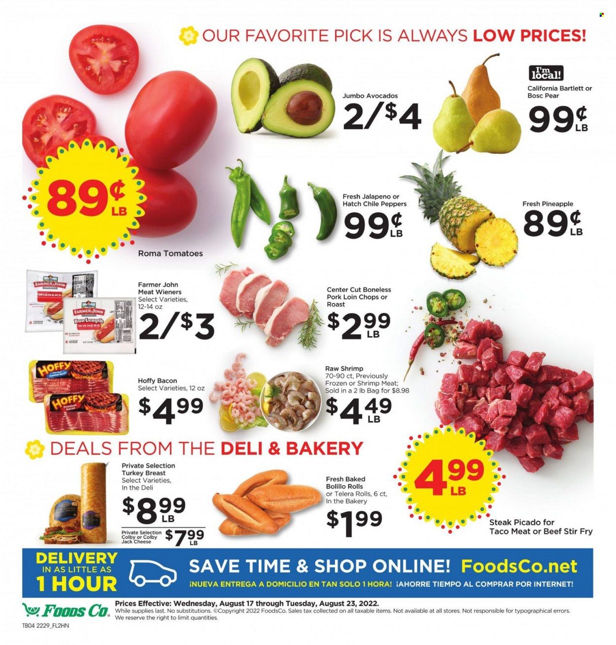 Foods Co (CA, OH, VA) Weekly Ad Flyer Specials August 17 to August 23, 2022