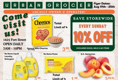 Urban Grocer Flyer August 19 to 25