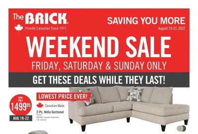 The Brick Weekend Sale Flyer August 19 to 22