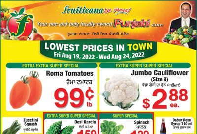 Fruiticana (Edmonton) Flyer August 19 to 24