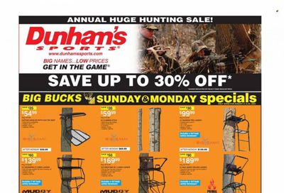 Dunham's Sports Weekly Ad Flyer Specials August 20 to August 25, 2022