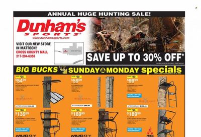 Dunham's Sports (IL) Weekly Ad Flyer Specials August 20 to August 25, 2022