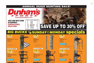 Dunham's Sports (KS) Weekly Ad Flyer Specials August 20 to August 25, 2022