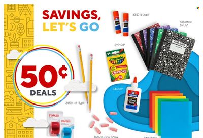 Staples Weekly Ad Flyer Specials August 21 to August 27, 2022