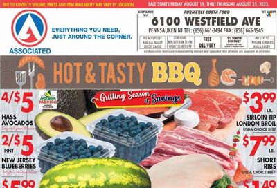 Associated Supermarkets (NY) Weekly Ad Flyer Specials August 19 to August 25, 2022
