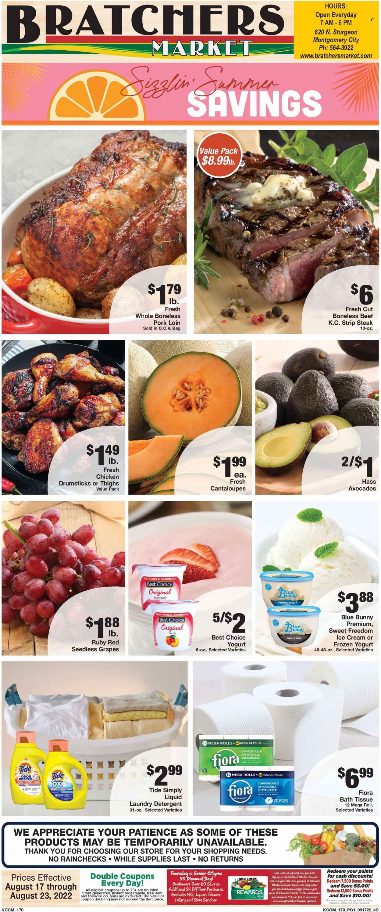 Bratchers Market (MO) Weekly Ad Flyer Specials August 17 to August 23, 2022