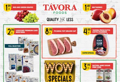 Tavora Foods Flyer August 22 to 28