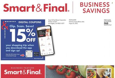 Smart & Final (AZ, CA) Weekly Ad Flyer Specials August 24 to September 6, 2022