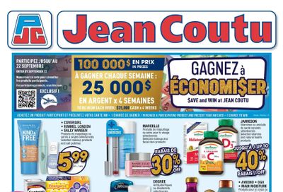 Jean Coutu (QC) Flyer August 25 to 31