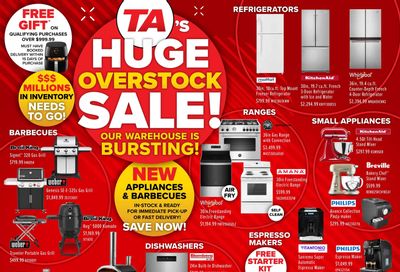TA Appliances & Barbecues Flyer August 22 to 28