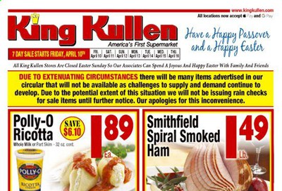 King Kullen Weekly Ad & Flyer April 10 to 16