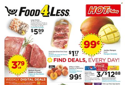 Food 4 Less (CA) Weekly Ad Flyer Specials August 24 to August 30, 2022