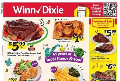 Winn Dixie (AL, FL, GA, LA) Weekly Ad Flyer Specials August 24 to August 30, 2022