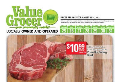 Value Grocer Flyer August 25 to 31