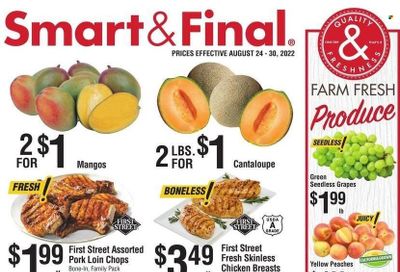 Smart & Final (AZ, CA) Weekly Ad Flyer Specials August 24 to August 30, 2022