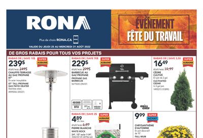 Rona (QC) Flyer August 25 to 31