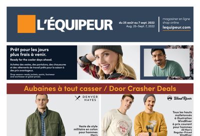L'Équipeur Flyer August 25 to September 7