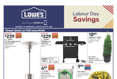 Lowe's (West) Flyer August 25 to 31