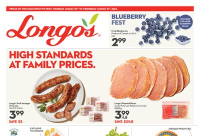 Longo's (Liberty Village) Flyer August 25 to 31