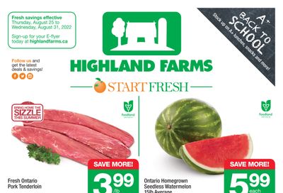 Highland Farms Flyer August 25 to 31