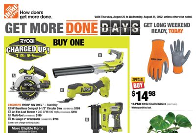 Home Depot (ON) Flyer August 25 to 31