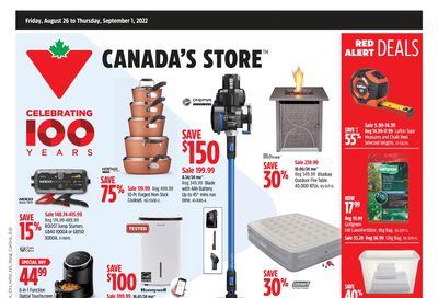 Canadian Tire (West) Flyer August 26 to September 1