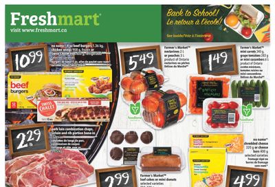Freshmart (ON) Flyer August 25 to 31