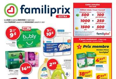 Familiprix Extra Flyer August 25 to 31