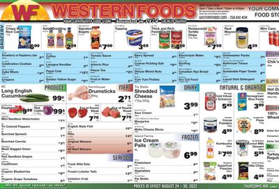 Western Foods Flyer August 24 to 30