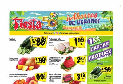 Fiesta Mart (TX) Weekly Ad Flyer Specials August 24 to August 30, 2022