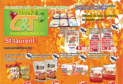 Marche C&T (St. Laurent) Flyer August 25 to 31