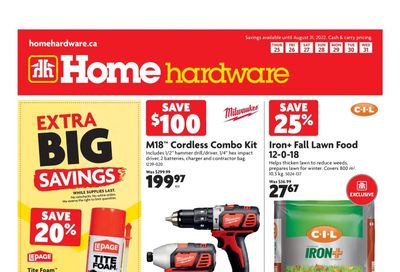 Home Hardware (ON) Flyer August 25 to 31