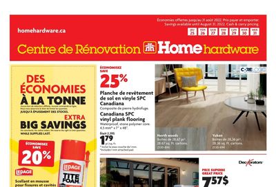 Home Hardware Building Centre (QC) Flyer August 25 to 31