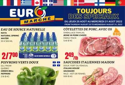 Euro Marche Flyer August 25 to 31