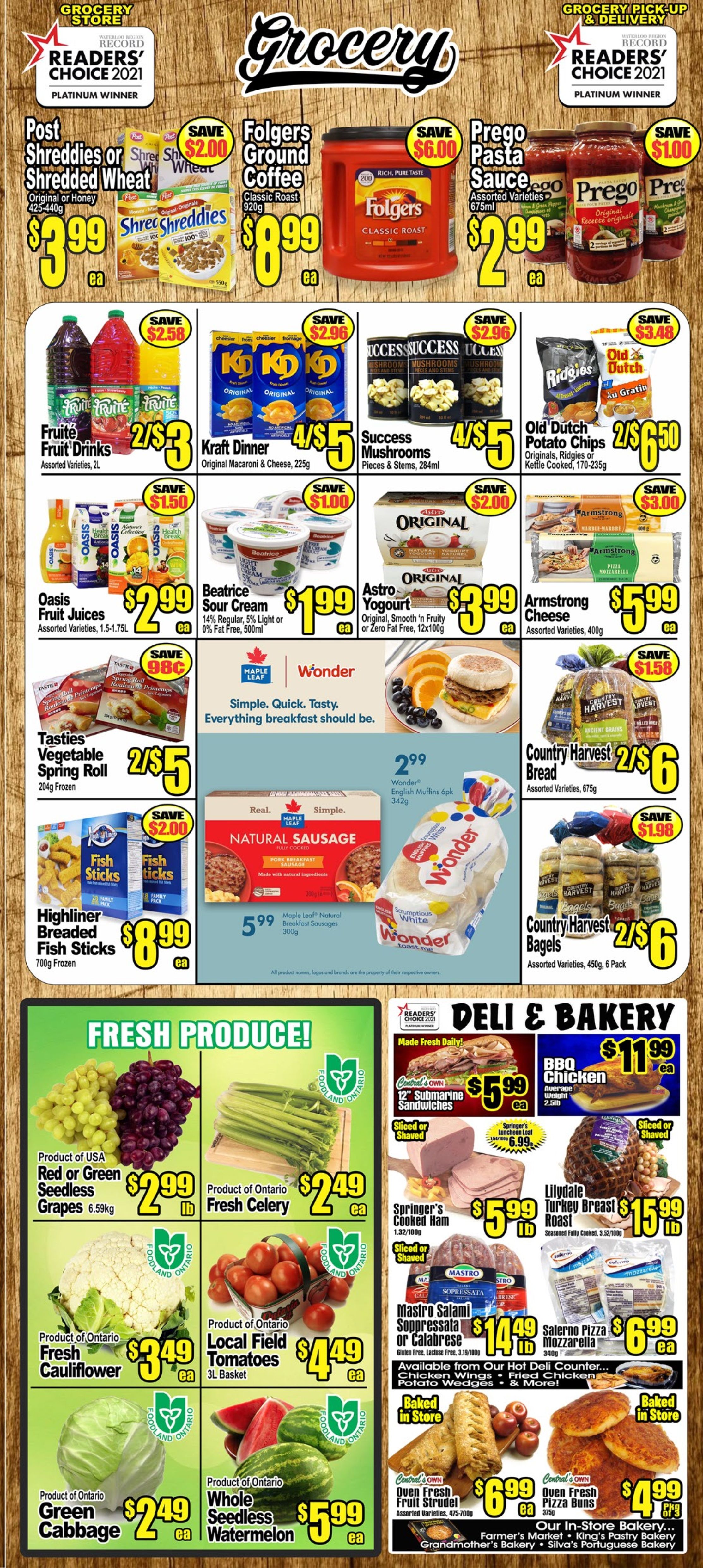 Central Fresh Market Flyer August 25 to September 1