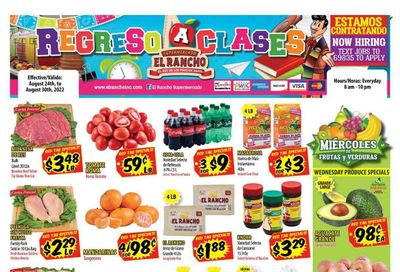 El Rancho (TX) Weekly Ad Flyer Specials August 24 to August 30, 2022