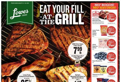 Lowes Foods (NC, SC) Weekly Ad Flyer Specials August 24 to August 30, 2022