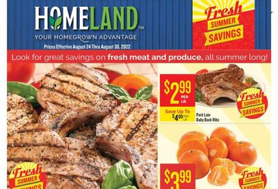 Homeland (OK, TX) Weekly Ad Flyer Specials August 24 to August 30, 2022