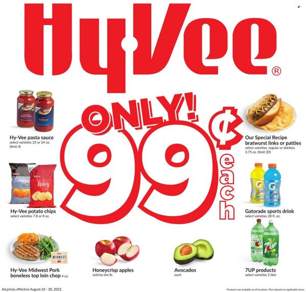 HyVee (IA, IL, KS, MO) Weekly Ad Flyer Specials August 24 to August 30