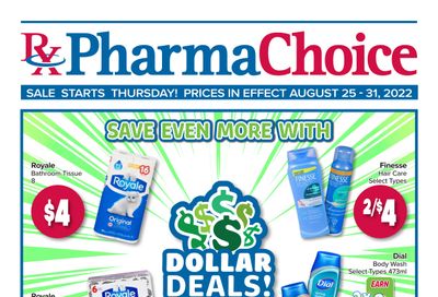 PharmaChoice (BC, AB, SK & MB) Flyer August 25 to 31