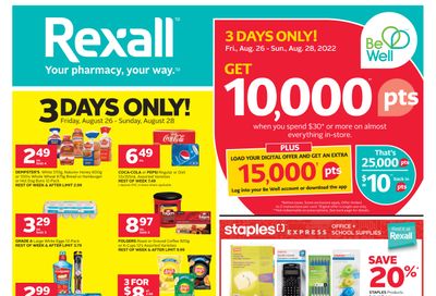 Rexall (West) Flyer August 26 to September 1
