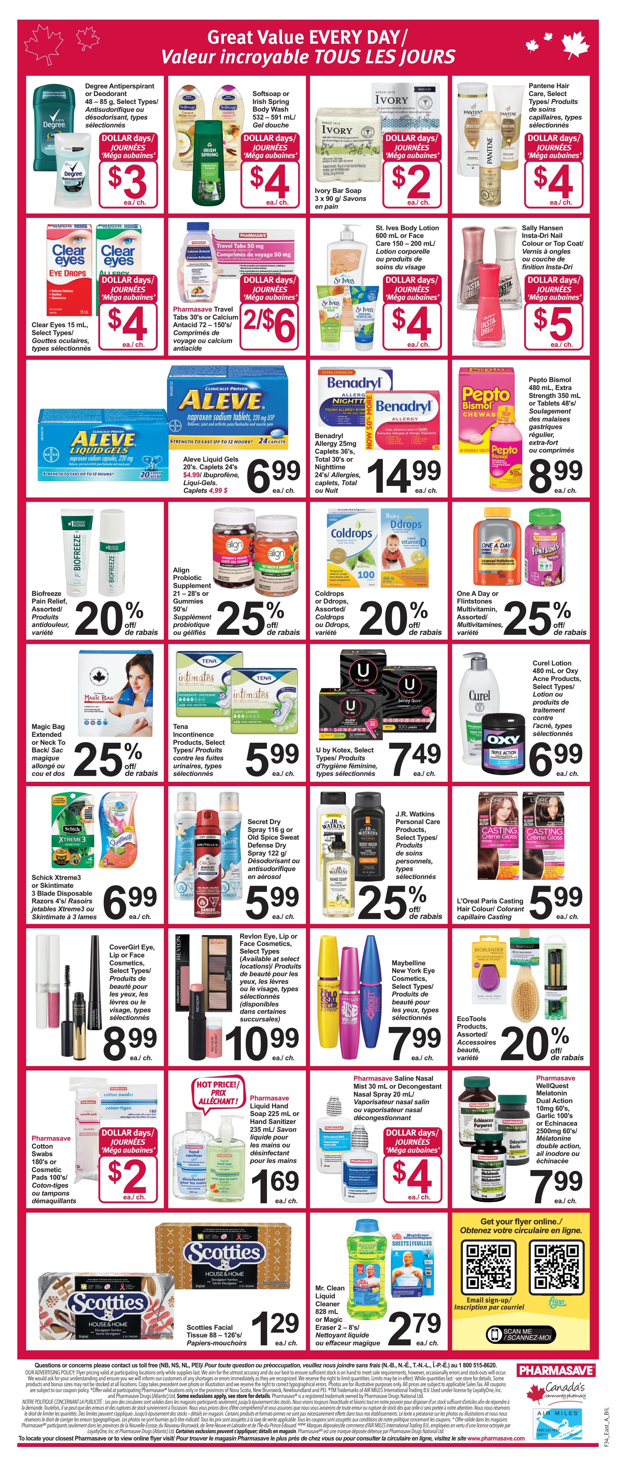 Pharmasave (NB) Flyer August 26 to September 1